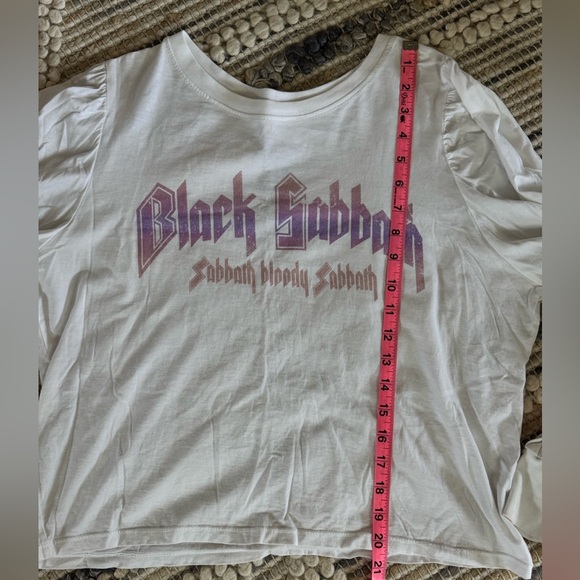 Black Sabbath Puff Sleeve Tee - Picture 8 of 9